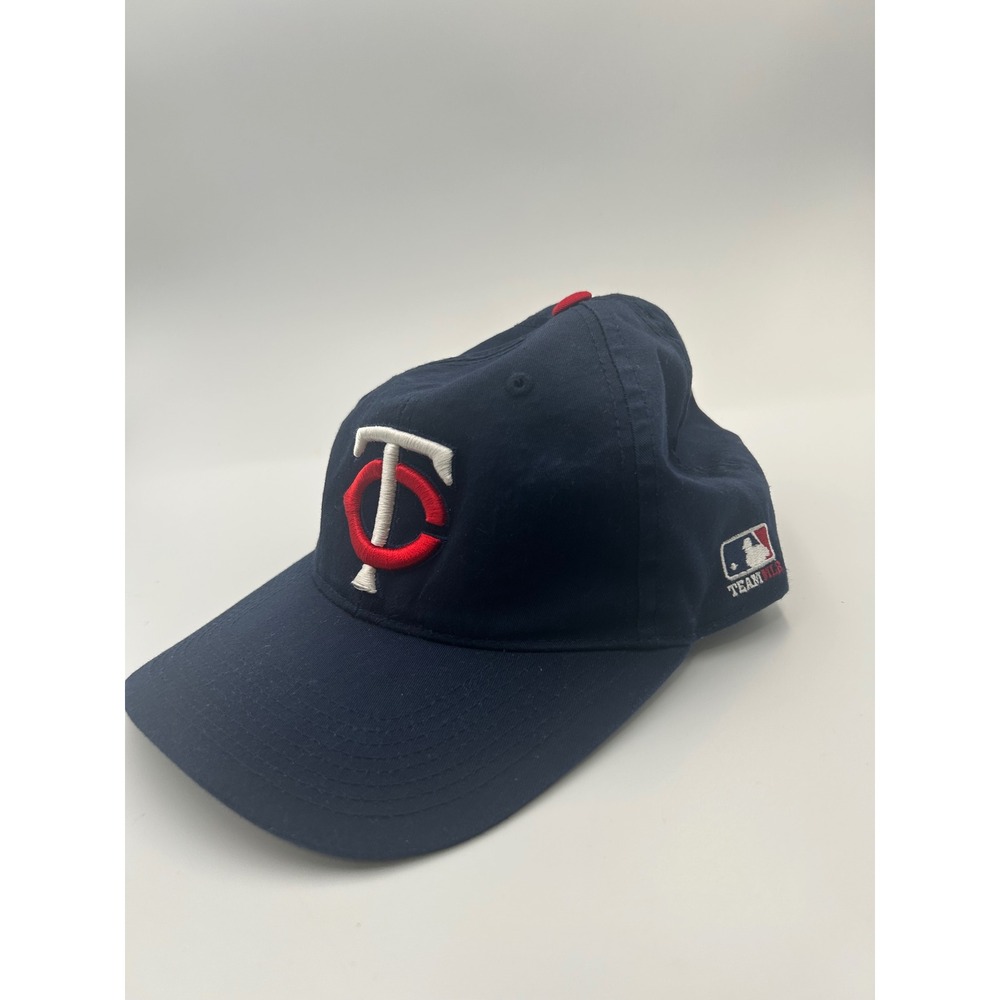 Minnesota Twins MLB Baseball Hat Navy Blue Drew Pearson Adjustable Cap B922